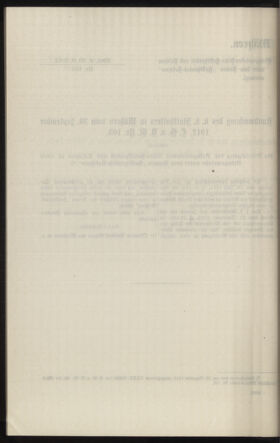 Verordnungsblatt des k.k. Ministeriums des Innern. Beibl.. Beiblatt zu dem Verordnungsblatte des k.k. Ministeriums des Innern. Angelegenheiten der staatlichen Veterinärverwaltung. (etc.) 19140315 Seite: 168