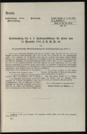 Verordnungsblatt des k.k. Ministeriums des Innern. Beibl.. Beiblatt zu dem Verordnungsblatte des k.k. Ministeriums des Innern. Angelegenheiten der staatlichen Veterinärverwaltung. (etc.) 19140315 Seite: 213