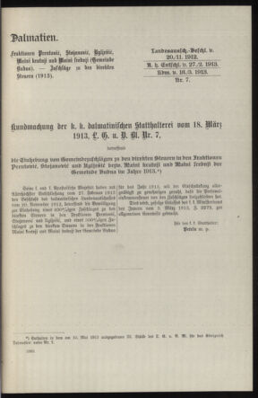 Verordnungsblatt des k.k. Ministeriums des Innern. Beibl.. Beiblatt zu dem Verordnungsblatte des k.k. Ministeriums des Innern. Angelegenheiten der staatlichen Veterinärverwaltung. (etc.) 19140315 Seite: 223