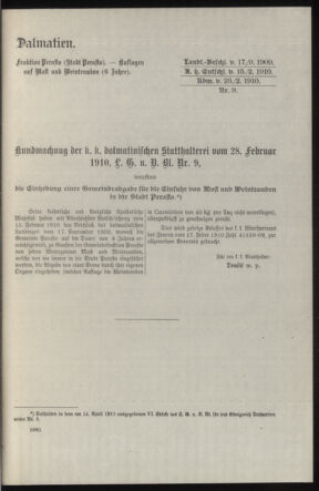 Verordnungsblatt des k.k. Ministeriums des Innern. Beibl.. Beiblatt zu dem Verordnungsblatte des k.k. Ministeriums des Innern. Angelegenheiten der staatlichen Veterinärverwaltung. (etc.) 19140315 Seite: 245