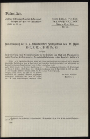 Verordnungsblatt des k.k. Ministeriums des Innern. Beibl.. Beiblatt zu dem Verordnungsblatte des k.k. Ministeriums des Innern. Angelegenheiten der staatlichen Veterinärverwaltung. (etc.) 19140315 Seite: 249