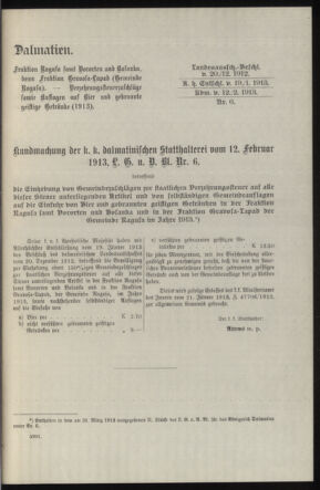 Verordnungsblatt des k.k. Ministeriums des Innern. Beibl.. Beiblatt zu dem Verordnungsblatte des k.k. Ministeriums des Innern. Angelegenheiten der staatlichen Veterinärverwaltung. (etc.) 19140315 Seite: 267