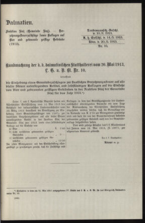 Verordnungsblatt des k.k. Ministeriums des Innern. Beibl.. Beiblatt zu dem Verordnungsblatte des k.k. Ministeriums des Innern. Angelegenheiten der staatlichen Veterinärverwaltung. (etc.) 19140315 Seite: 271