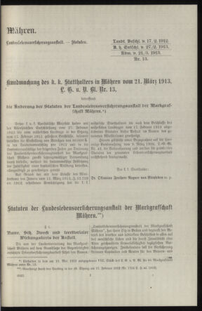 Verordnungsblatt des k.k. Ministeriums des Innern. Beibl.. Beiblatt zu dem Verordnungsblatte des k.k. Ministeriums des Innern. Angelegenheiten der staatlichen Veterinärverwaltung. (etc.) 19140315 Seite: 437