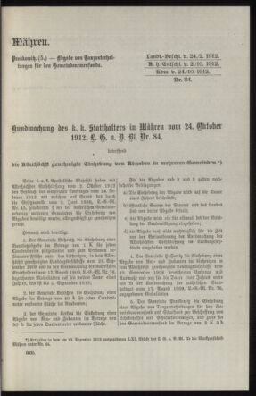 Verordnungsblatt des k.k. Ministeriums des Innern. Beibl.. Beiblatt zu dem Verordnungsblatte des k.k. Ministeriums des Innern. Angelegenheiten der staatlichen Veterinärverwaltung. (etc.) 19140315 Seite: 485