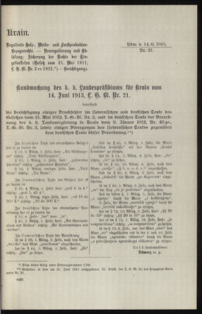 Verordnungsblatt des k.k. Ministeriums des Innern. Beibl.. Beiblatt zu dem Verordnungsblatte des k.k. Ministeriums des Innern. Angelegenheiten der staatlichen Veterinärverwaltung. (etc.) 19140315 Seite: 489