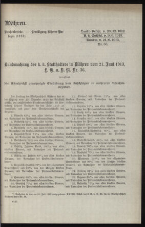 Verordnungsblatt des k.k. Ministeriums des Innern. Beibl.. Beiblatt zu dem Verordnungsblatte des k.k. Ministeriums des Innern. Angelegenheiten der staatlichen Veterinärverwaltung. (etc.) 19140315 Seite: 685