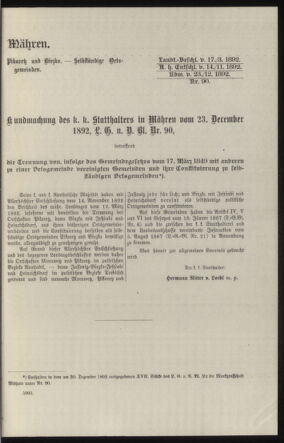 Verordnungsblatt des k.k. Ministeriums des Innern. Beibl.. Beiblatt zu dem Verordnungsblatte des k.k. Ministeriums des Innern. Angelegenheiten der staatlichen Veterinärverwaltung. (etc.) 19140315 Seite: 89