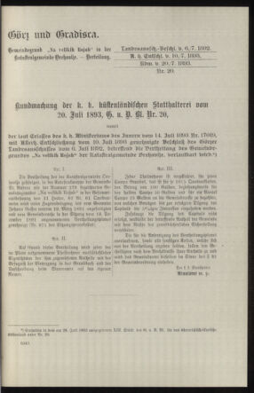 Verordnungsblatt des k.k. Ministeriums des Innern. Beibl.. Beiblatt zu dem Verordnungsblatte des k.k. Ministeriums des Innern. Angelegenheiten der staatlichen Veterinärverwaltung. (etc.) 19140430 Seite: 131