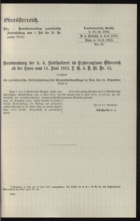 Verordnungsblatt des k.k. Ministeriums des Innern. Beibl.. Beiblatt zu dem Verordnungsblatte des k.k. Ministeriums des Innern. Angelegenheiten der staatlichen Veterinärverwaltung. (etc.) 19140430 Seite: 191