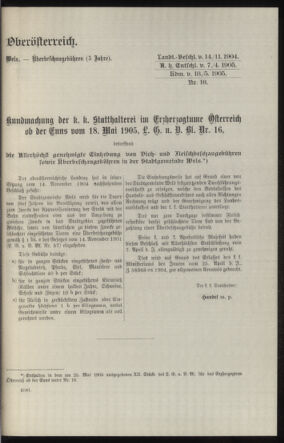 Verordnungsblatt des k.k. Ministeriums des Innern. Beibl.. Beiblatt zu dem Verordnungsblatte des k.k. Ministeriums des Innern. Angelegenheiten der staatlichen Veterinärverwaltung. (etc.) 19140430 Seite: 277