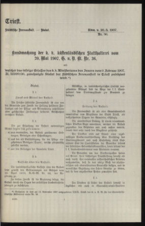 Verordnungsblatt des k.k. Ministeriums des Innern. Beibl.. Beiblatt zu dem Verordnungsblatte des k.k. Ministeriums des Innern. Angelegenheiten der staatlichen Veterinärverwaltung. (etc.) 19140430 Seite: 313