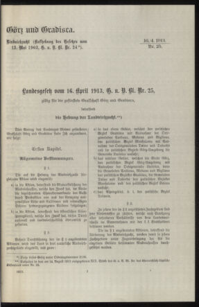 Verordnungsblatt des k.k. Ministeriums des Innern. Beibl.. Beiblatt zu dem Verordnungsblatte des k.k. Ministeriums des Innern. Angelegenheiten der staatlichen Veterinärverwaltung. (etc.) 19140430 Seite: 445