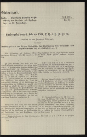 Verordnungsblatt des k.k. Ministeriums des Innern. Beibl.. Beiblatt zu dem Verordnungsblatte des k.k. Ministeriums des Innern. Angelegenheiten der staatlichen Veterinärverwaltung. (etc.) 19150215 Seite: 119