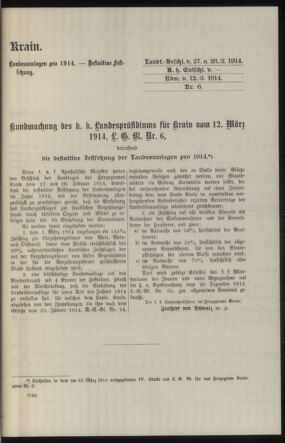 Verordnungsblatt des k.k. Ministeriums des Innern. Beibl.. Beiblatt zu dem Verordnungsblatte des k.k. Ministeriums des Innern. Angelegenheiten der staatlichen Veterinärverwaltung. (etc.) 19150215 Seite: 147