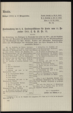 Verordnungsblatt des k.k. Ministeriums des Innern. Beibl.. Beiblatt zu dem Verordnungsblatte des k.k. Ministeriums des Innern. Angelegenheiten der staatlichen Veterinärverwaltung. (etc.) 19150215 Seite: 149