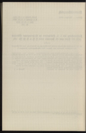 Verordnungsblatt des k.k. Ministeriums des Innern. Beibl.. Beiblatt zu dem Verordnungsblatte des k.k. Ministeriums des Innern. Angelegenheiten der staatlichen Veterinärverwaltung. (etc.) 19150215 Seite: 166