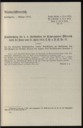 Verordnungsblatt des k.k. Ministeriums des Innern. Beibl.. Beiblatt zu dem Verordnungsblatte des k.k. Ministeriums des Innern. Angelegenheiten der staatlichen Veterinärverwaltung. (etc.) 19150215 Seite: 193