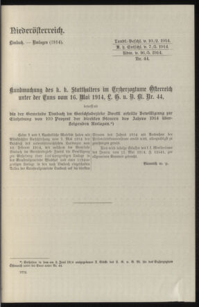 Verordnungsblatt des k.k. Ministeriums des Innern. Beibl.. Beiblatt zu dem Verordnungsblatte des k.k. Ministeriums des Innern. Angelegenheiten der staatlichen Veterinärverwaltung. (etc.) 19150215 Seite: 195