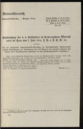 Verordnungsblatt des k.k. Ministeriums des Innern. Beibl.. Beiblatt zu dem Verordnungsblatte des k.k. Ministeriums des Innern. Angelegenheiten der staatlichen Veterinärverwaltung. (etc.) 19150215 Seite: 207