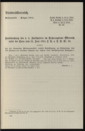 Verordnungsblatt des k.k. Ministeriums des Innern. Beibl.. Beiblatt zu dem Verordnungsblatte des k.k. Ministeriums des Innern. Angelegenheiten der staatlichen Veterinärverwaltung. (etc.) 19150215 Seite: 255