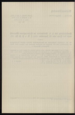 Verordnungsblatt des k.k. Ministeriums des Innern. Beibl.. Beiblatt zu dem Verordnungsblatte des k.k. Ministeriums des Innern. Angelegenheiten der staatlichen Veterinärverwaltung. (etc.) 19150215 Seite: 284