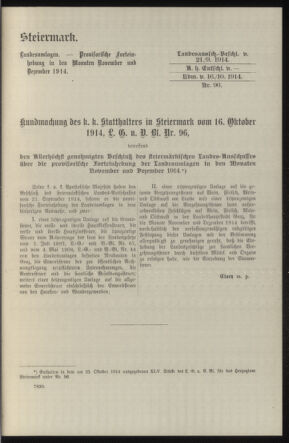 Verordnungsblatt des k.k. Ministeriums des Innern. Beibl.. Beiblatt zu dem Verordnungsblatte des k.k. Ministeriums des Innern. Angelegenheiten der staatlichen Veterinärverwaltung. (etc.) 19150215 Seite: 311