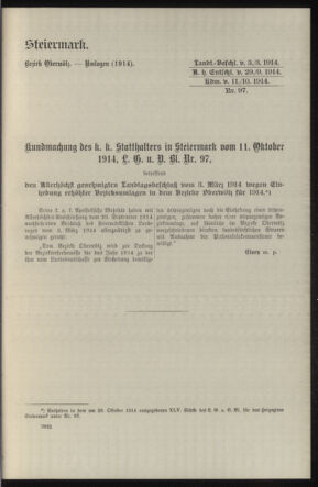 Verordnungsblatt des k.k. Ministeriums des Innern. Beibl.. Beiblatt zu dem Verordnungsblatte des k.k. Ministeriums des Innern. Angelegenheiten der staatlichen Veterinärverwaltung. (etc.) 19150215 Seite: 315