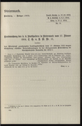 Verordnungsblatt des k.k. Ministeriums des Innern. Beibl.. Beiblatt zu dem Verordnungsblatte des k.k. Ministeriums des Innern. Angelegenheiten der staatlichen Veterinärverwaltung. (etc.) 19150215 Seite: 321