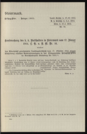 Verordnungsblatt des k.k. Ministeriums des Innern. Beibl.. Beiblatt zu dem Verordnungsblatte des k.k. Ministeriums des Innern. Angelegenheiten der staatlichen Veterinärverwaltung. (etc.) 19150215 Seite: 331