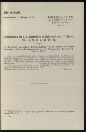 Verordnungsblatt des k.k. Ministeriums des Innern. Beibl.. Beiblatt zu dem Verordnungsblatte des k.k. Ministeriums des Innern. Angelegenheiten der staatlichen Veterinärverwaltung. (etc.) 19150215 Seite: 335