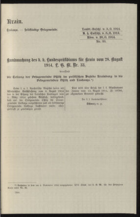 Verordnungsblatt des k.k. Ministeriums des Innern. Beibl.. Beiblatt zu dem Verordnungsblatte des k.k. Ministeriums des Innern. Angelegenheiten der staatlichen Veterinärverwaltung. (etc.) 19150215 Seite: 35