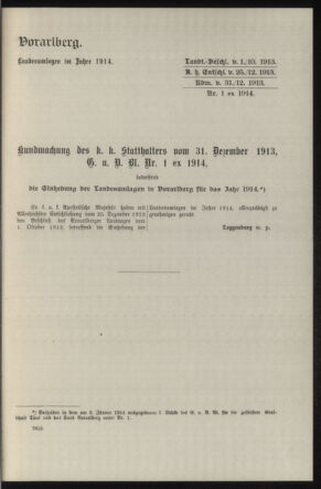 Verordnungsblatt des k.k. Ministeriums des Innern. Beibl.. Beiblatt zu dem Verordnungsblatte des k.k. Ministeriums des Innern. Angelegenheiten der staatlichen Veterinärverwaltung. (etc.) 19150215 Seite: 357