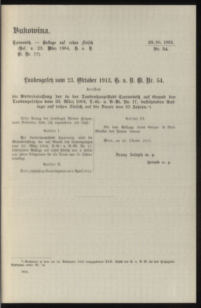 Verordnungsblatt des k.k. Ministeriums des Innern. Beibl.. Beiblatt zu dem Verordnungsblatte des k.k. Ministeriums des Innern. Angelegenheiten der staatlichen Veterinärverwaltung. (etc.) 19150215 Seite: 359