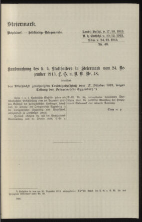 Verordnungsblatt des k.k. Ministeriums des Innern. Beibl.. Beiblatt zu dem Verordnungsblatte des k.k. Ministeriums des Innern. Angelegenheiten der staatlichen Veterinärverwaltung. (etc.) 19150215 Seite: 37