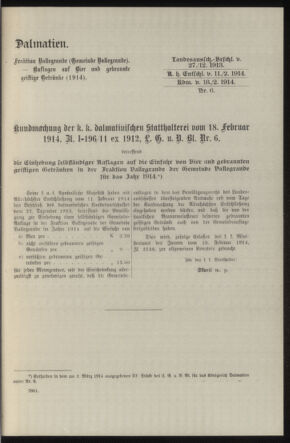 Verordnungsblatt des k.k. Ministeriums des Innern. Beibl.. Beiblatt zu dem Verordnungsblatte des k.k. Ministeriums des Innern. Angelegenheiten der staatlichen Veterinärverwaltung. (etc.) 19150215 Seite: 373