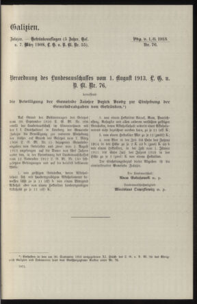 Verordnungsblatt des k.k. Ministeriums des Innern. Beibl.. Beiblatt zu dem Verordnungsblatte des k.k. Ministeriums des Innern. Angelegenheiten der staatlichen Veterinärverwaltung. (etc.) 19150215 Seite: 393