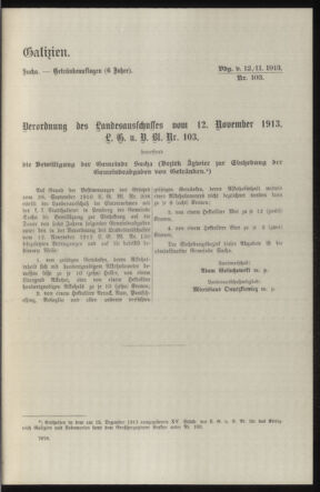 Verordnungsblatt des k.k. Ministeriums des Innern. Beibl.. Beiblatt zu dem Verordnungsblatte des k.k. Ministeriums des Innern. Angelegenheiten der staatlichen Veterinärverwaltung. (etc.) 19150215 Seite: 407