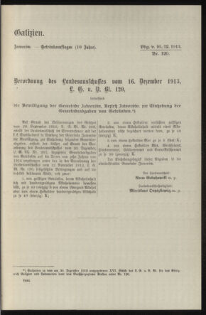 Verordnungsblatt des k.k. Ministeriums des Innern. Beibl.. Beiblatt zu dem Verordnungsblatte des k.k. Ministeriums des Innern. Angelegenheiten der staatlichen Veterinärverwaltung. (etc.) 19150215 Seite: 417