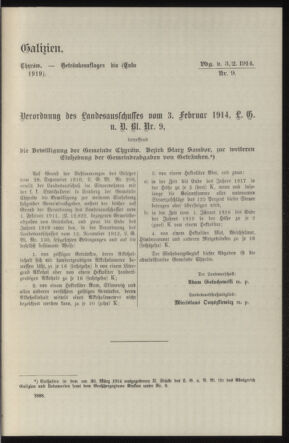 Verordnungsblatt des k.k. Ministeriums des Innern. Beibl.. Beiblatt zu dem Verordnungsblatte des k.k. Ministeriums des Innern. Angelegenheiten der staatlichen Veterinärverwaltung. (etc.) 19150215 Seite: 427