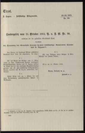 Verordnungsblatt des k.k. Ministeriums des Innern. Beibl.. Beiblatt zu dem Verordnungsblatte des k.k. Ministeriums des Innern. Angelegenheiten der staatlichen Veterinärverwaltung. (etc.) 19150215 Seite: 43