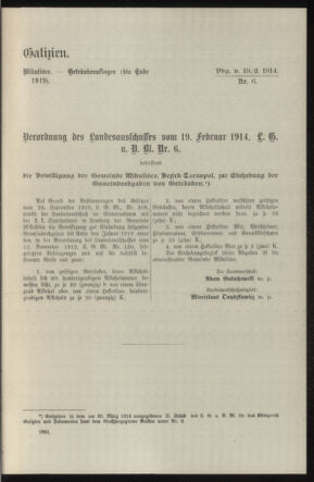 Verordnungsblatt des k.k. Ministeriums des Innern. Beibl.. Beiblatt zu dem Verordnungsblatte des k.k. Ministeriums des Innern. Angelegenheiten der staatlichen Veterinärverwaltung. (etc.) 19150215 Seite: 433