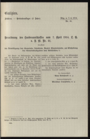 Verordnungsblatt des k.k. Ministeriums des Innern. Beibl.. Beiblatt zu dem Verordnungsblatte des k.k. Ministeriums des Innern. Angelegenheiten der staatlichen Veterinärverwaltung. (etc.) 19150215 Seite: 441