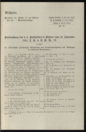 Verordnungsblatt des k.k. Ministeriums des Innern. Beibl.. Beiblatt zu dem Verordnungsblatte des k.k. Ministeriums des Innern. Angelegenheiten der staatlichen Veterinärverwaltung. (etc.) 19150215 Seite: 449