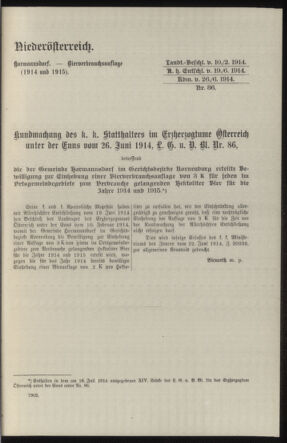 Verordnungsblatt des k.k. Ministeriums des Innern. Beibl.. Beiblatt zu dem Verordnungsblatte des k.k. Ministeriums des Innern. Angelegenheiten der staatlichen Veterinärverwaltung. (etc.) 19150215 Seite: 457