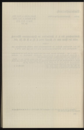 Verordnungsblatt des k.k. Ministeriums des Innern. Beibl.. Beiblatt zu dem Verordnungsblatte des k.k. Ministeriums des Innern. Angelegenheiten der staatlichen Veterinärverwaltung. (etc.) 19150215 Seite: 464