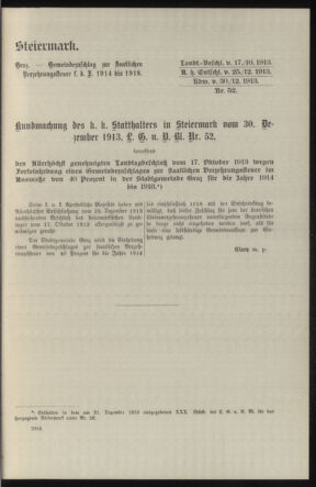 Verordnungsblatt des k.k. Ministeriums des Innern. Beibl.. Beiblatt zu dem Verordnungsblatte des k.k. Ministeriums des Innern. Angelegenheiten der staatlichen Veterinärverwaltung. (etc.) 19150215 Seite: 477