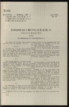 Verordnungsblatt des k.k. Ministeriums des Innern. Beibl.. Beiblatt zu dem Verordnungsblatte des k.k. Ministeriums des Innern. Angelegenheiten der staatlichen Veterinärverwaltung. (etc.) 19150215 Seite: 485