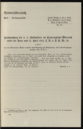 Verordnungsblatt des k.k. Ministeriums des Innern. Beibl.. Beiblatt zu dem Verordnungsblatte des k.k. Ministeriums des Innern. Angelegenheiten der staatlichen Veterinärverwaltung. (etc.) 19150215 Seite: 501