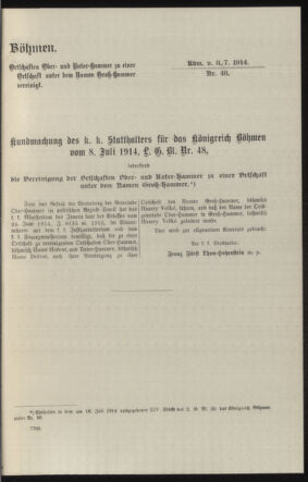 Verordnungsblatt des k.k. Ministeriums des Innern. Beibl.. Beiblatt zu dem Verordnungsblatte des k.k. Ministeriums des Innern. Angelegenheiten der staatlichen Veterinärverwaltung. (etc.) 19150215 Seite: 51